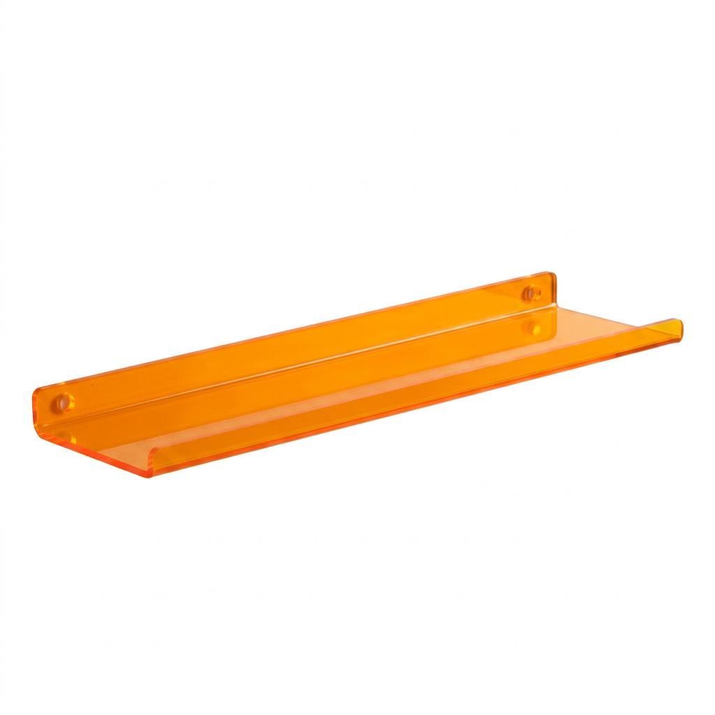 Flitsko Zwevend Acryl Wandplankje - Oranje